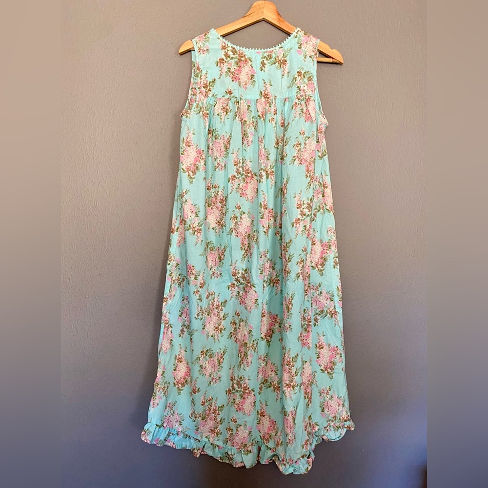 Vintage Style Floral Cottagecore Nightgown Women Size M - Picture 3 of 6